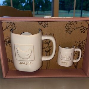 Rae Dunn Mama and Baby Mug Set